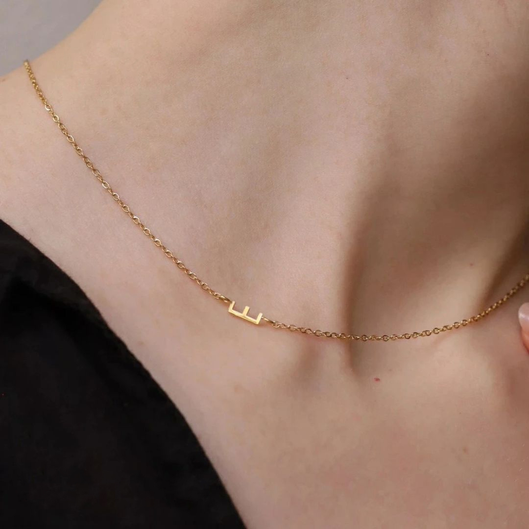 オーダーメイド レター 極細ネックレス