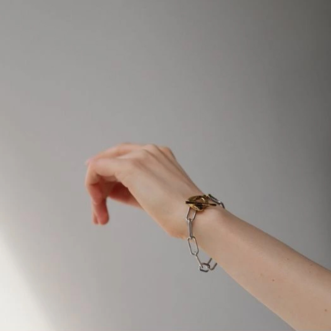 ふたりの小さな鎖の約束ブレスレット