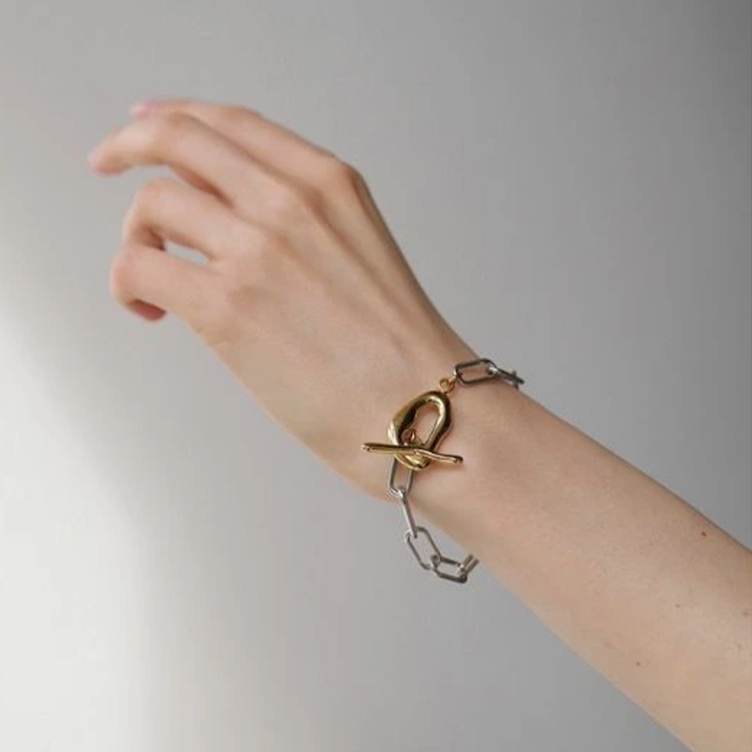 ふたりの小さな鎖の約束ブレスレット