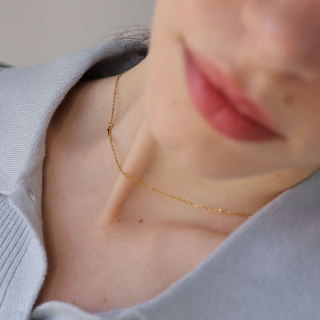 オーダーメイド レター 極細ネックレス