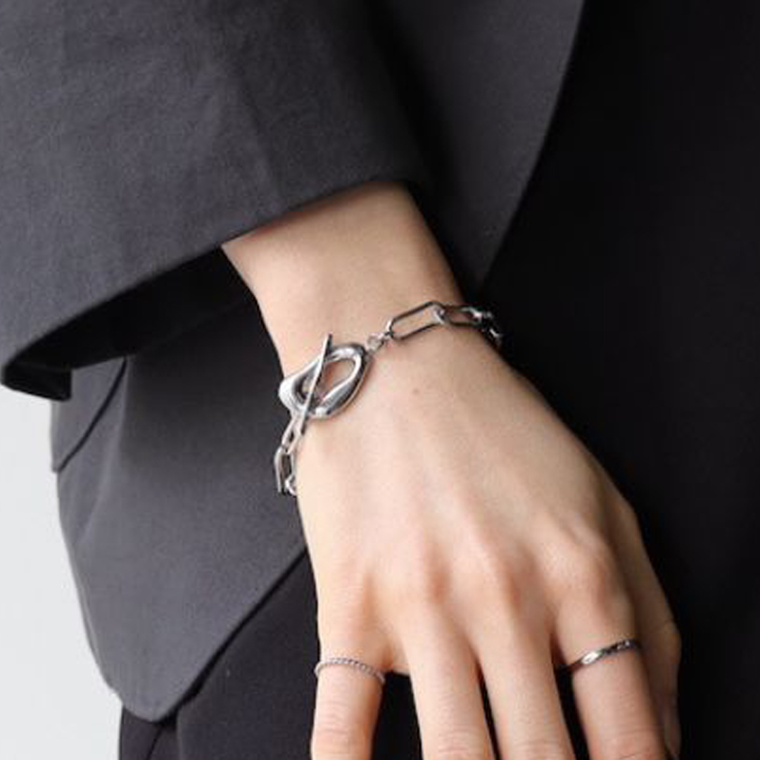 ふたりの小さな鎖の約束ブレスレット