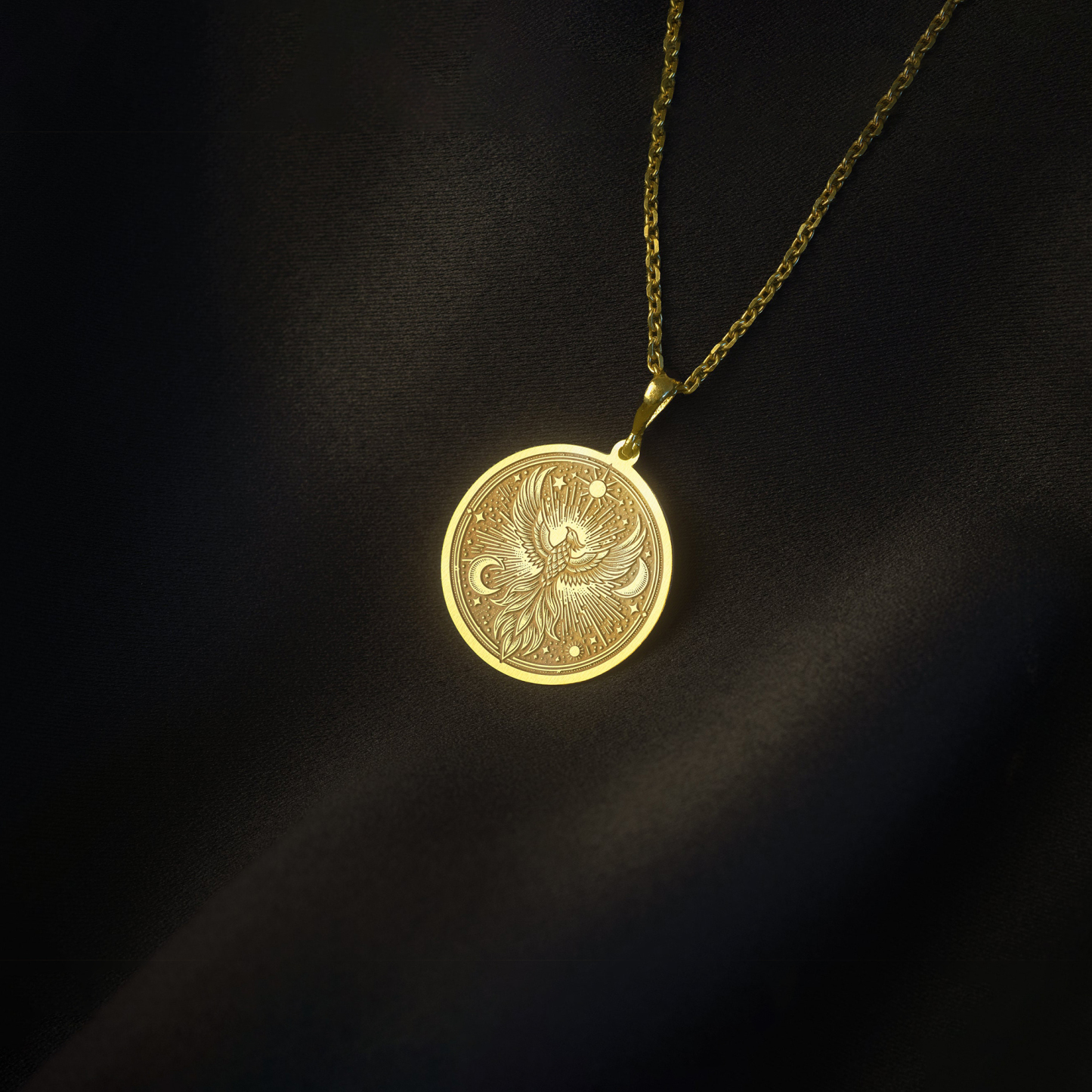 Symbol Of Rebirth Phoenix Necklace