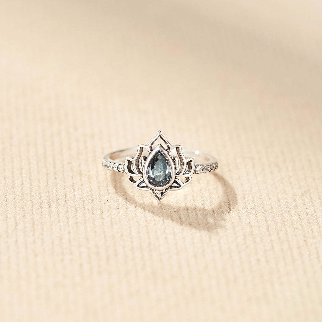There's Always A Flame In You Lotus Ring