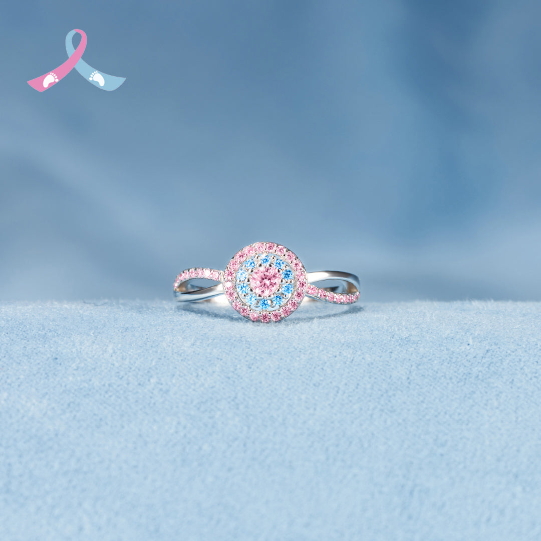 Mama of an Angel Circle Ring