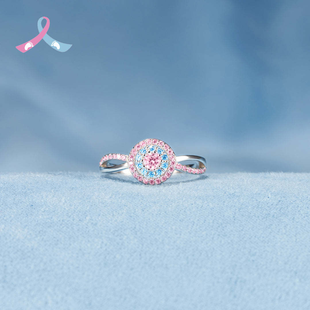 Mama of an Angel Circle Ring