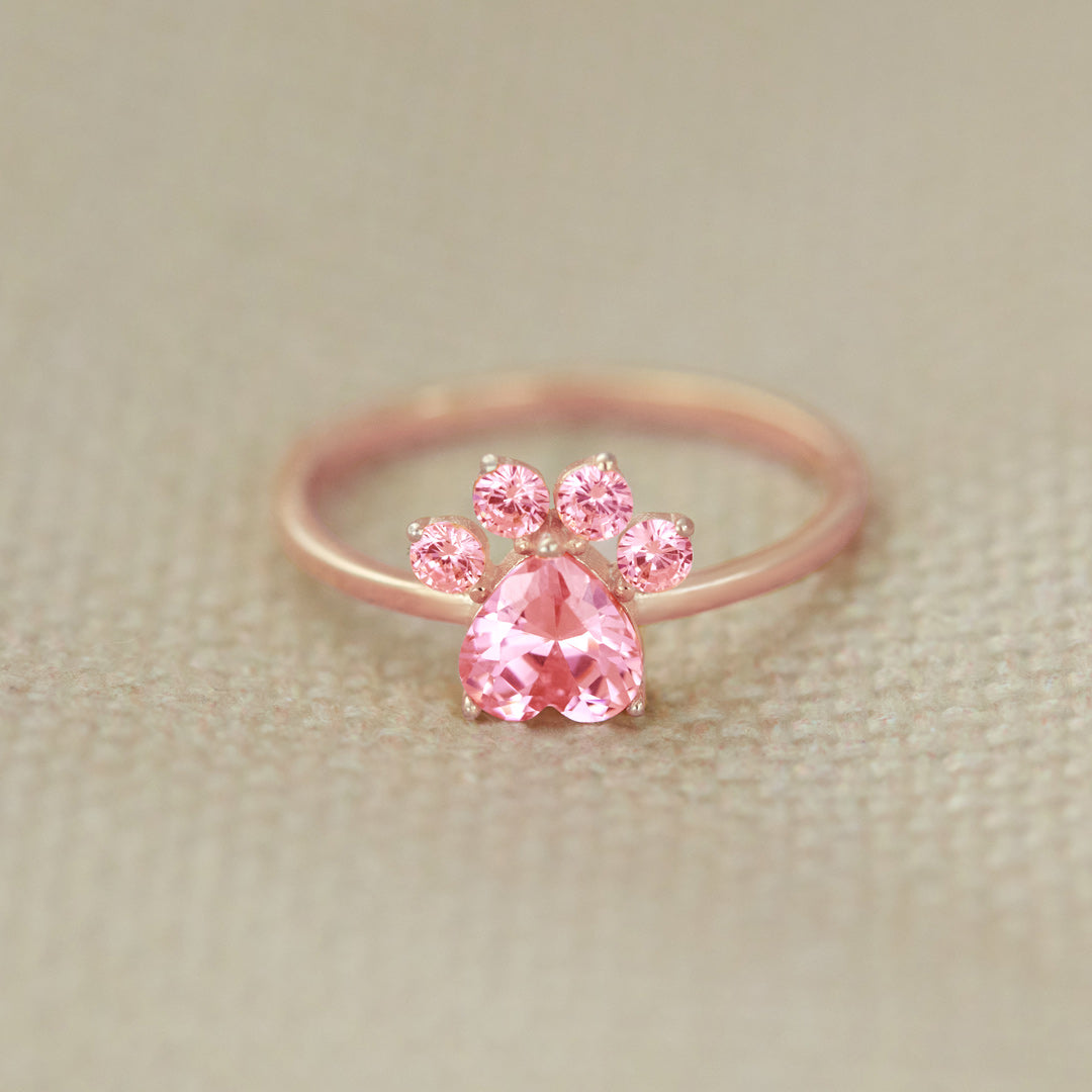 Last Forever Dog Paw Ring