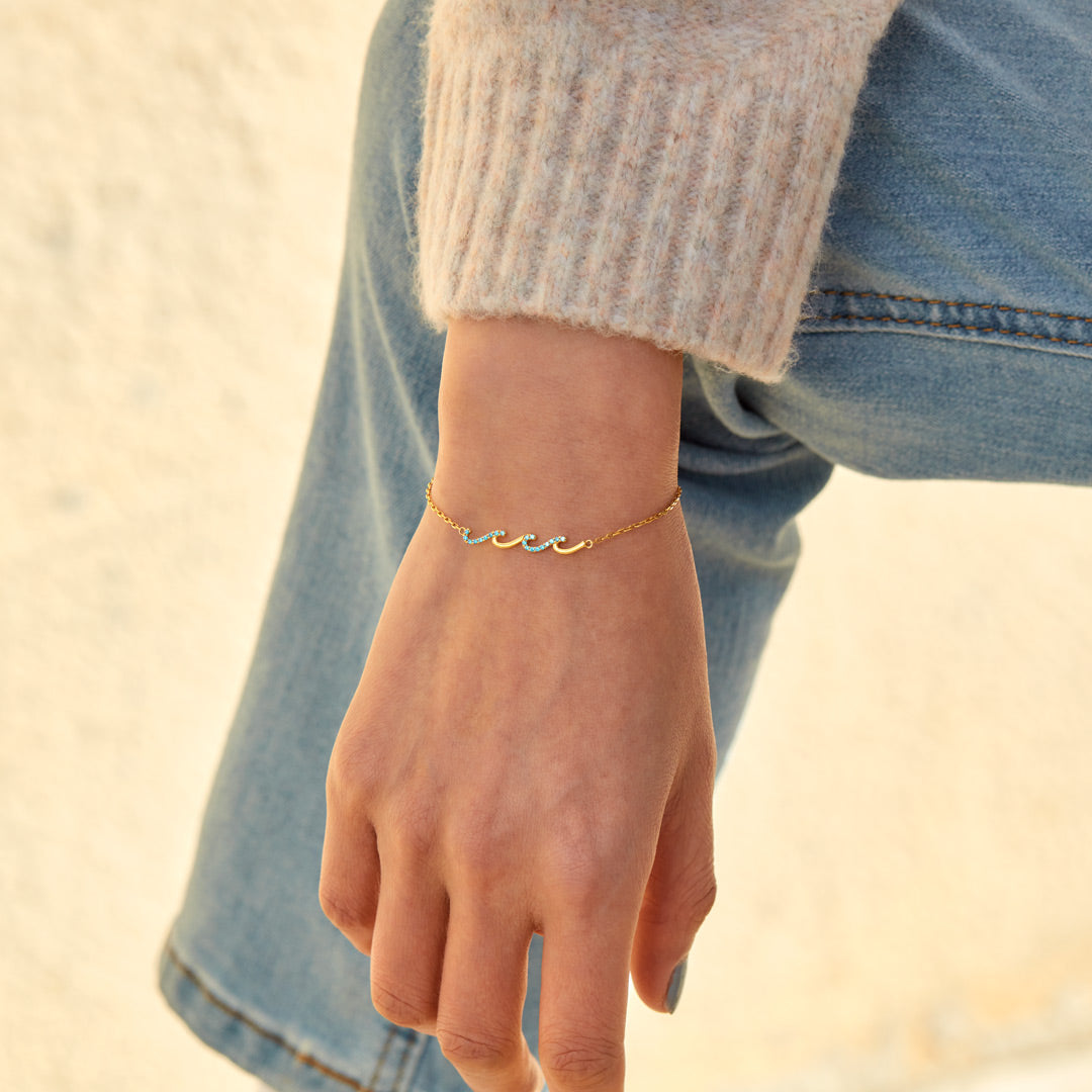 ベスト・ビッチーズ・トリプルウェーブ・フレンドシップ・ブレスレット