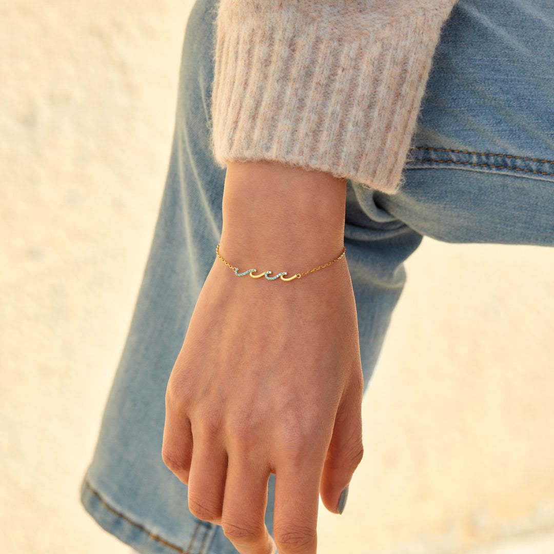 ベスト・ビッチーズ・トリプルウェーブ・フレンドシップ・ブレスレット