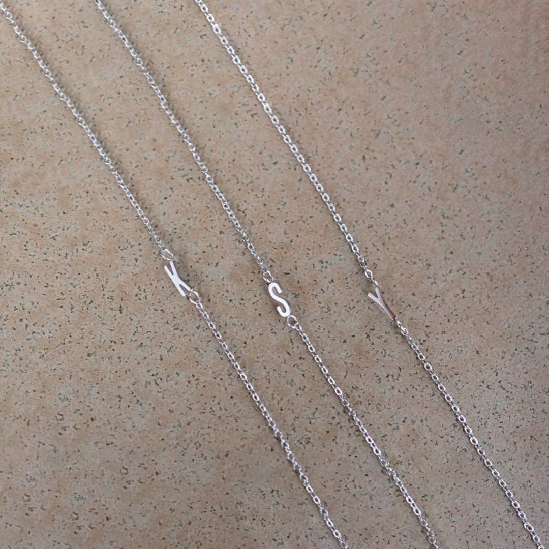 オーダーメイド レター 極細ネックレス