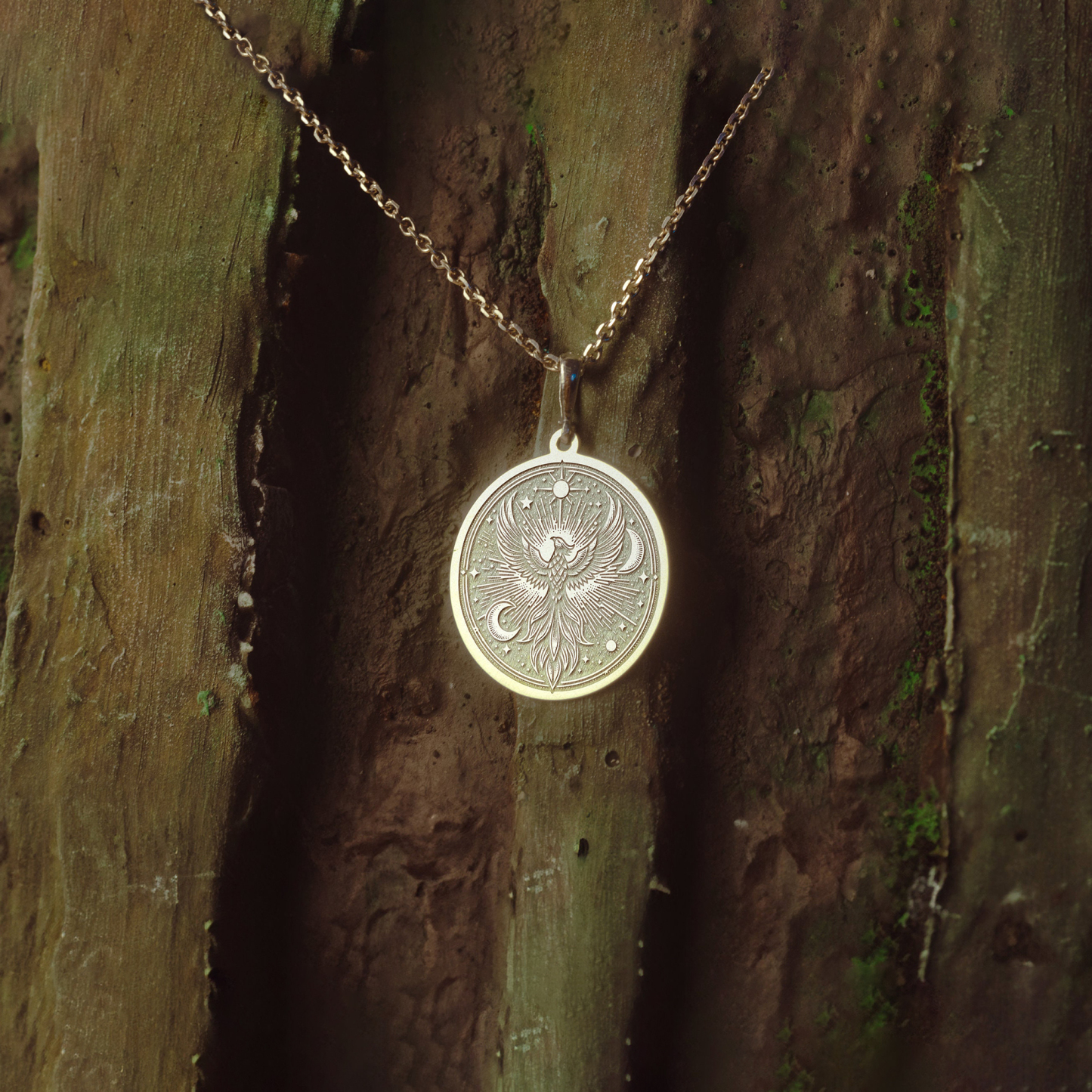 Symbol Of Rebirth Phoenix Necklace