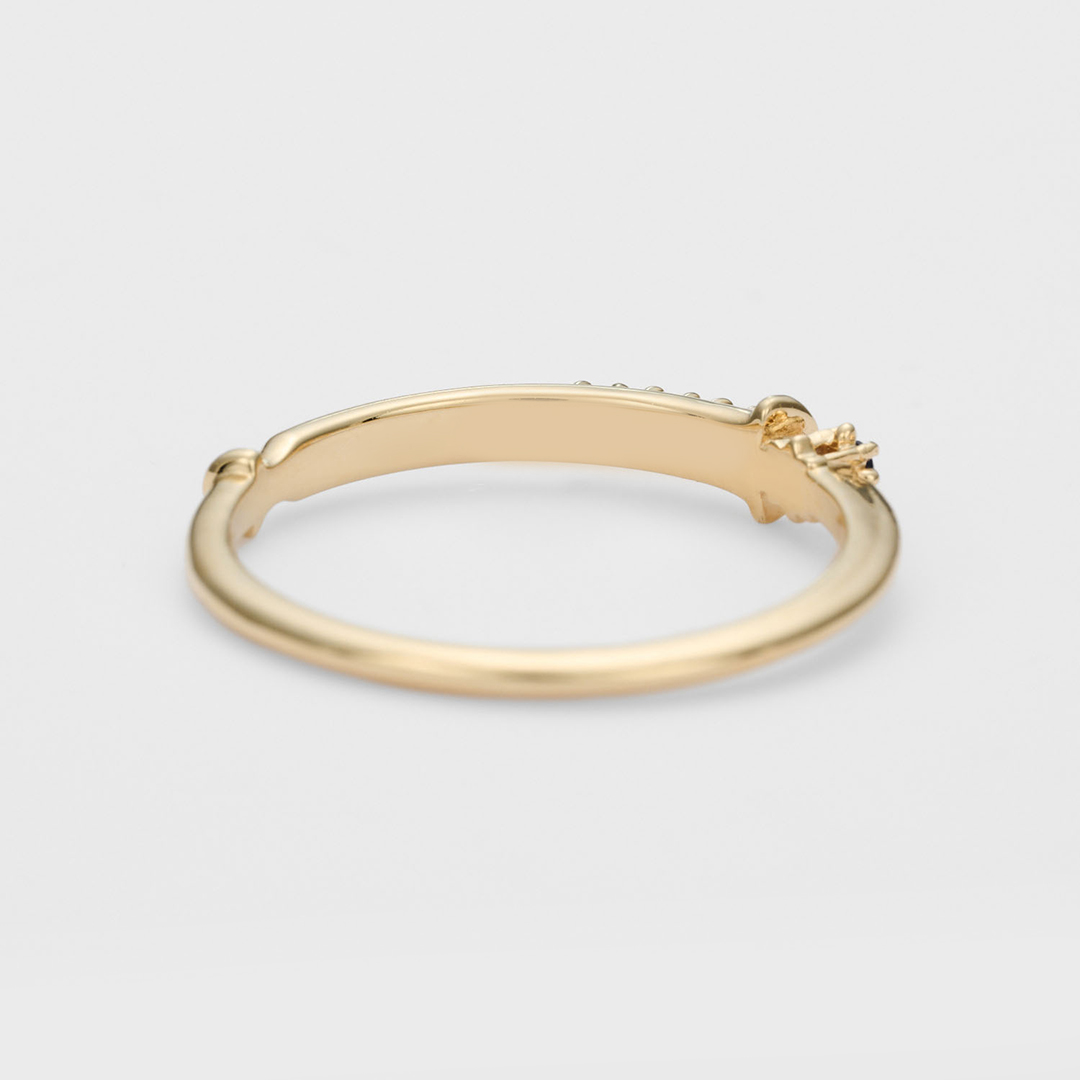 離れていても繋がる、友情のツインストーンリング