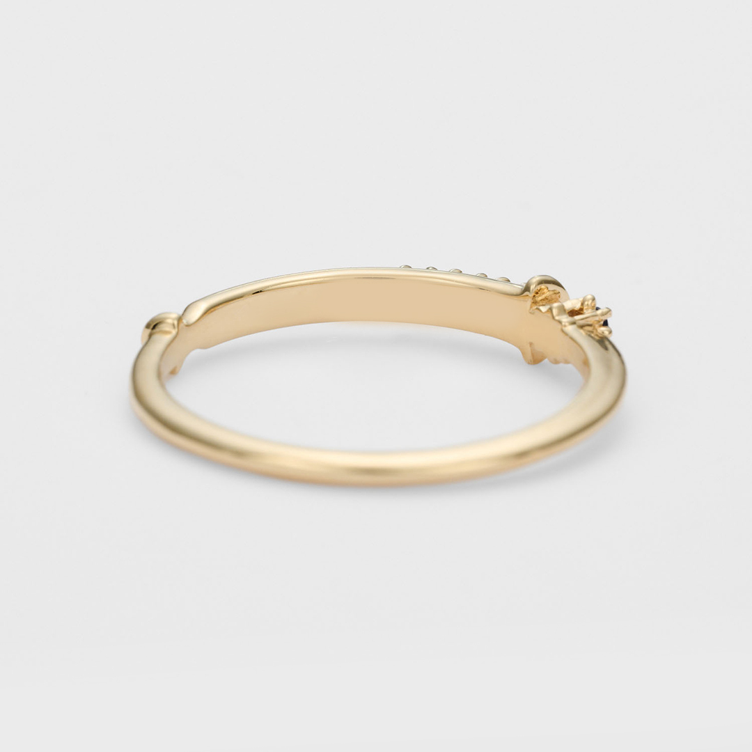 離れていても繋がる、友情のツインストーンリング