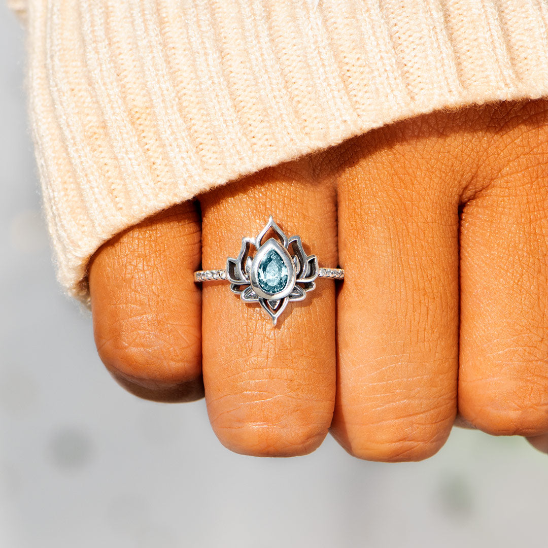 There's Always A Flame In You Lotus Ring