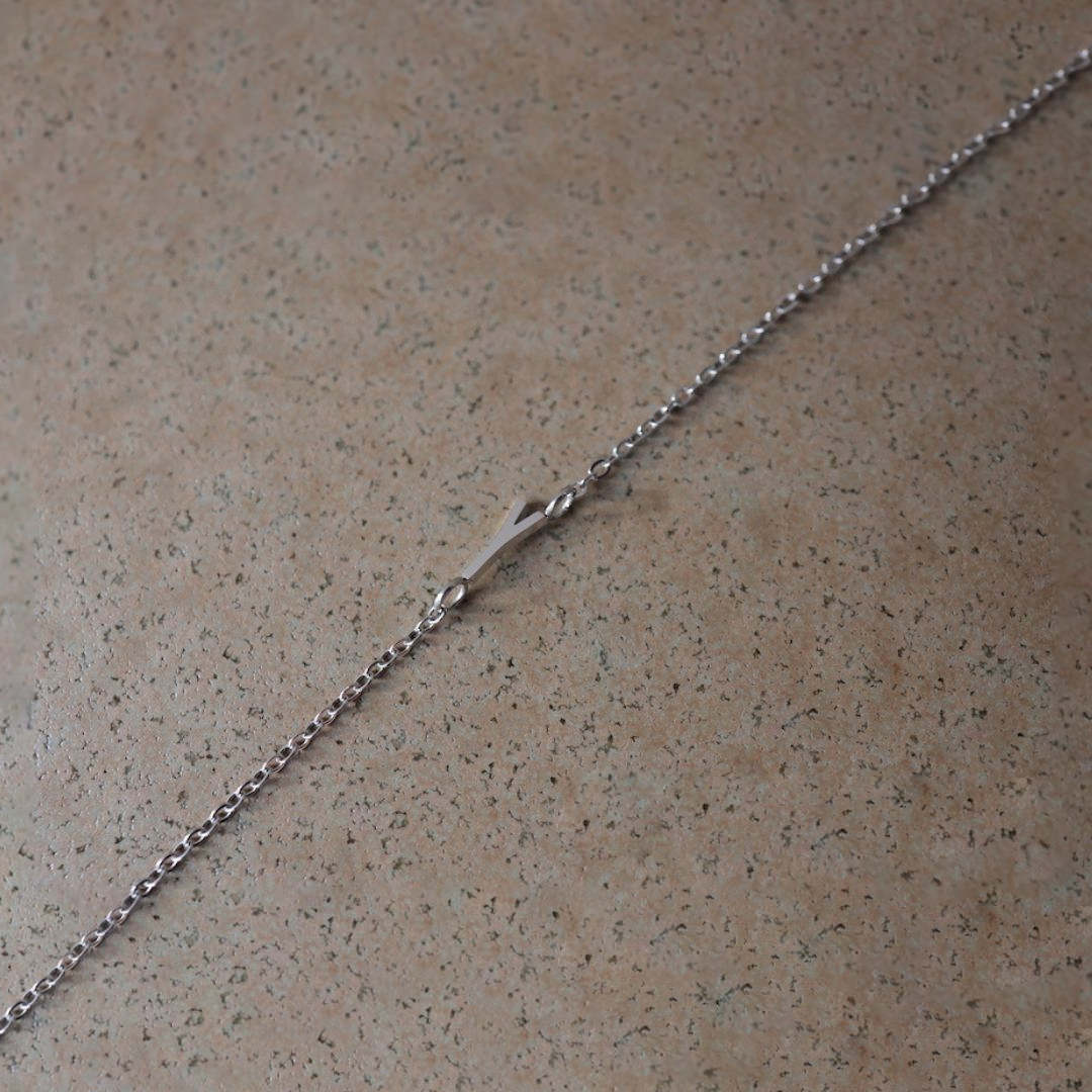 オーダーメイド レター 極細ネックレス