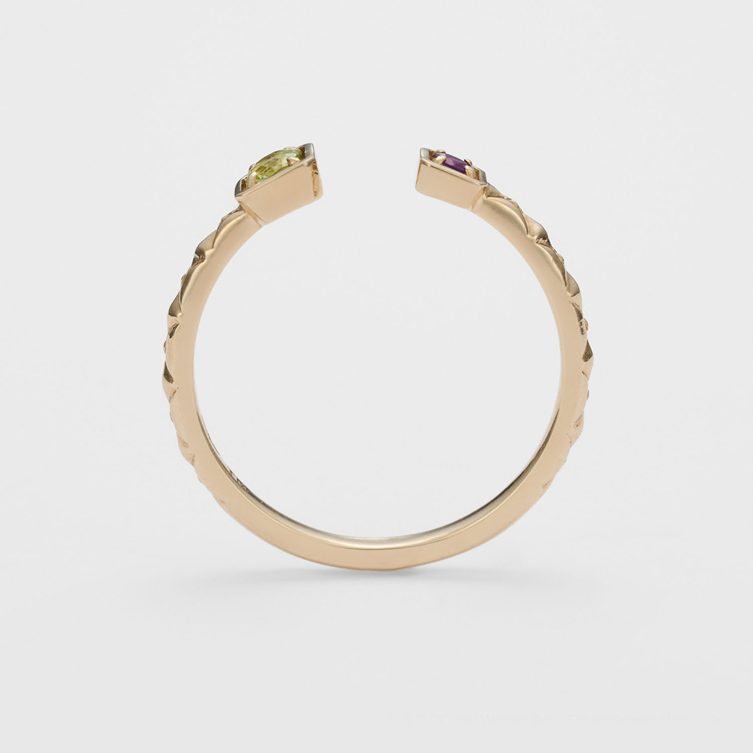 ふたりの絆を結ぶ、誕生石ツインリング