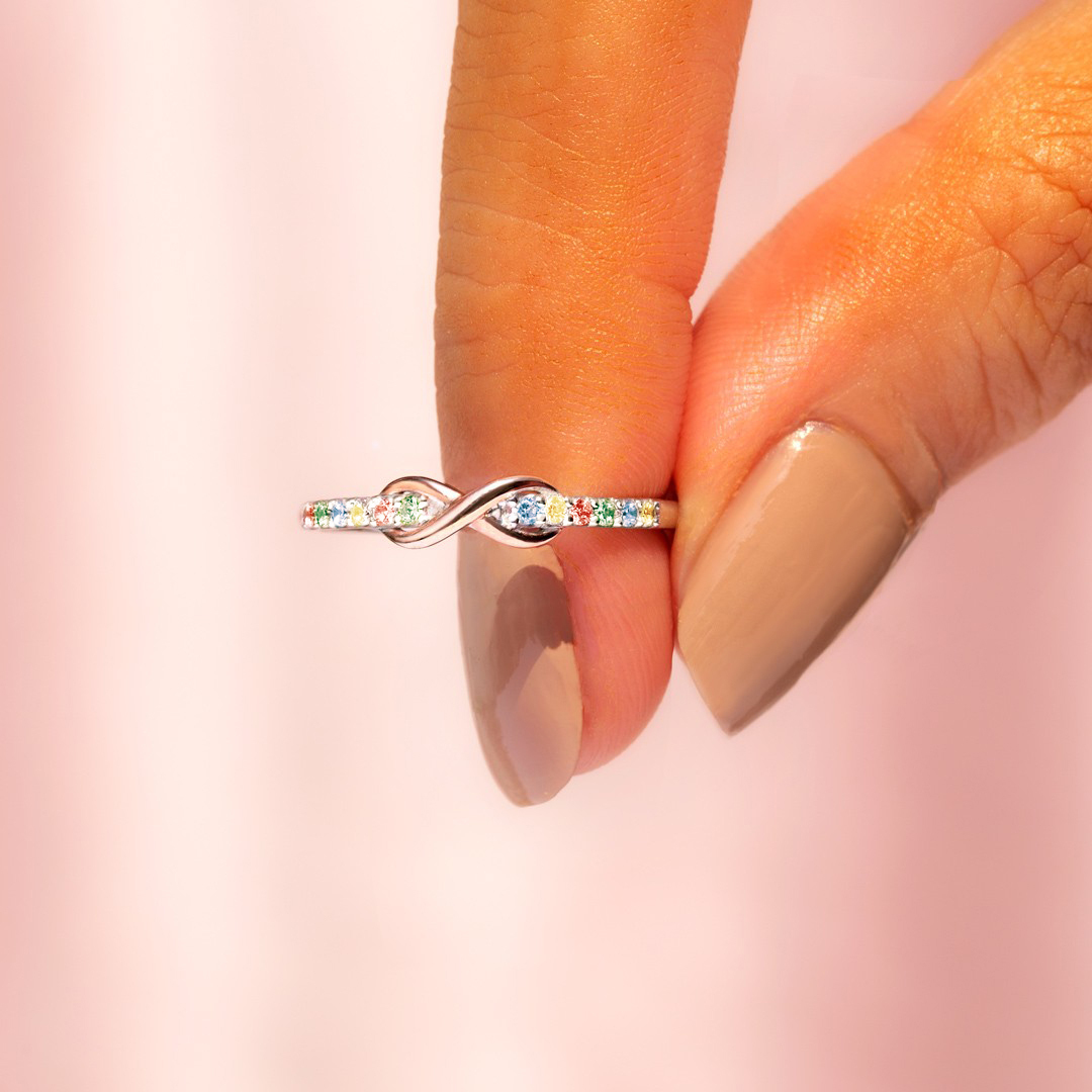 Star Mom Infinity Ring