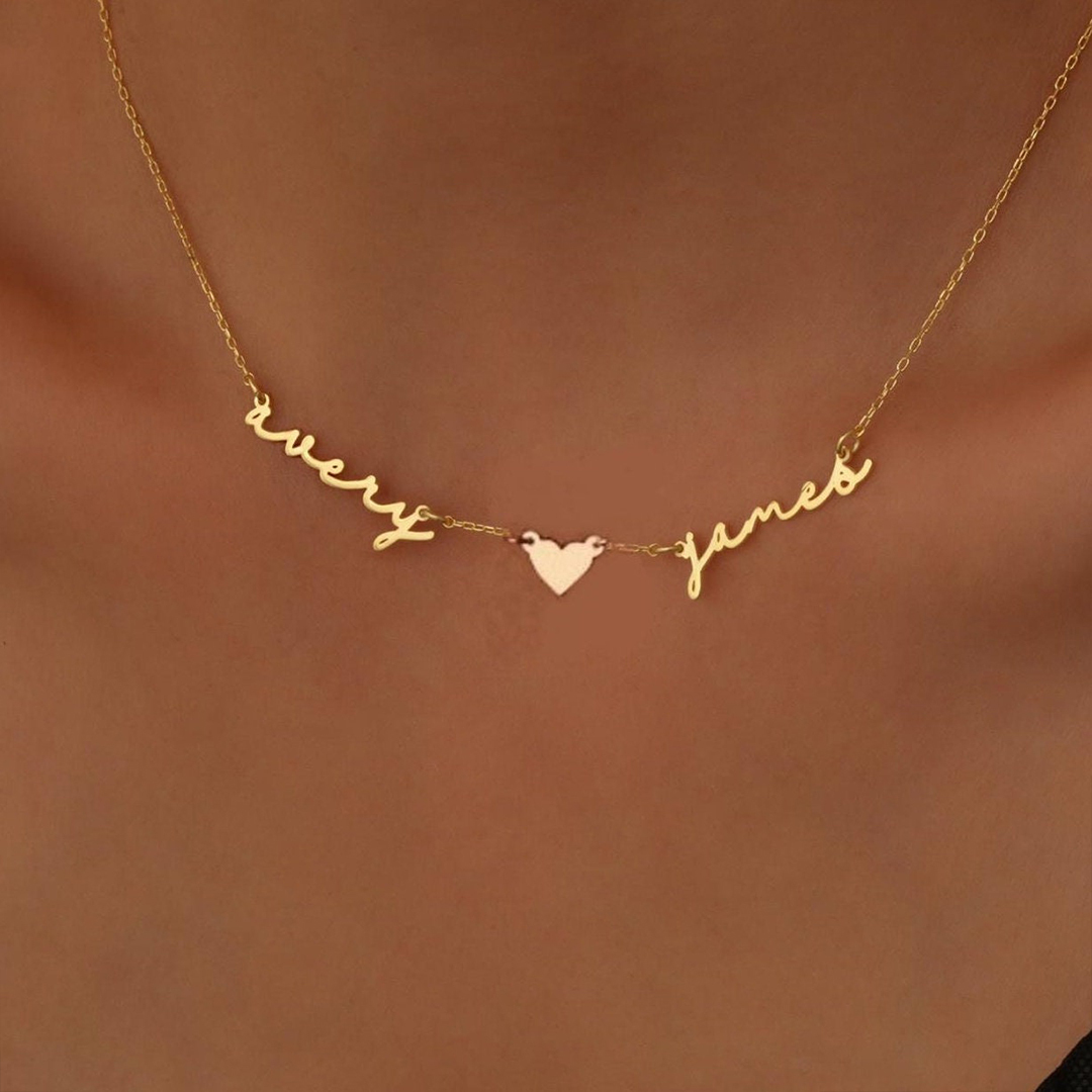 ふたりの想いをつなぐ、手書き刻印ネックレス