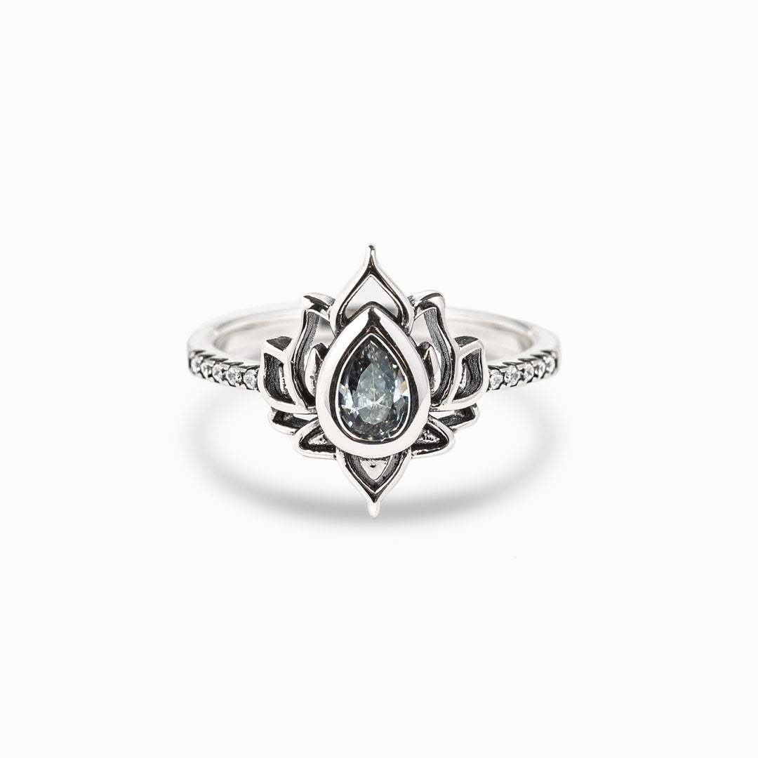 You Will Bloom All The Time Lotus Ring