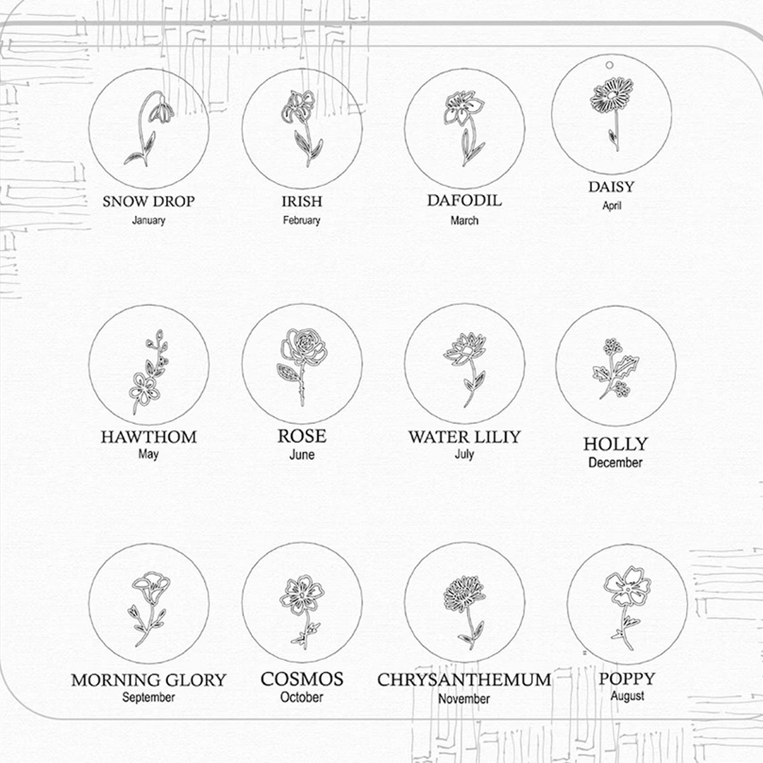 わたしだけの物語を咲かせる、誕生花のブレスレット