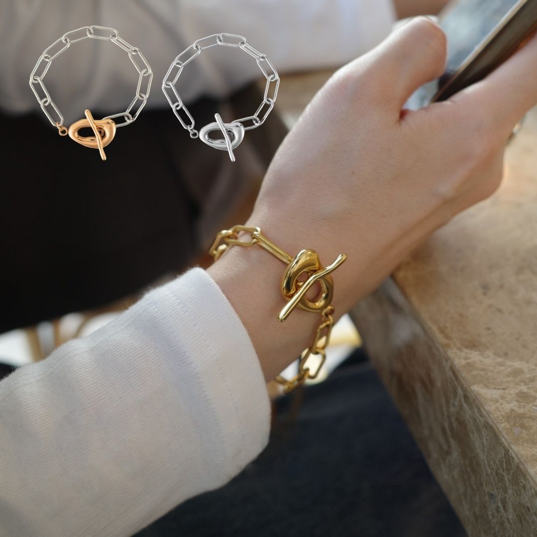 ふたりの小さな鎖の約束ブレスレット