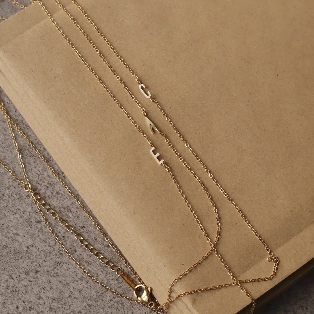 オーダーメイド レター 極細ネックレス