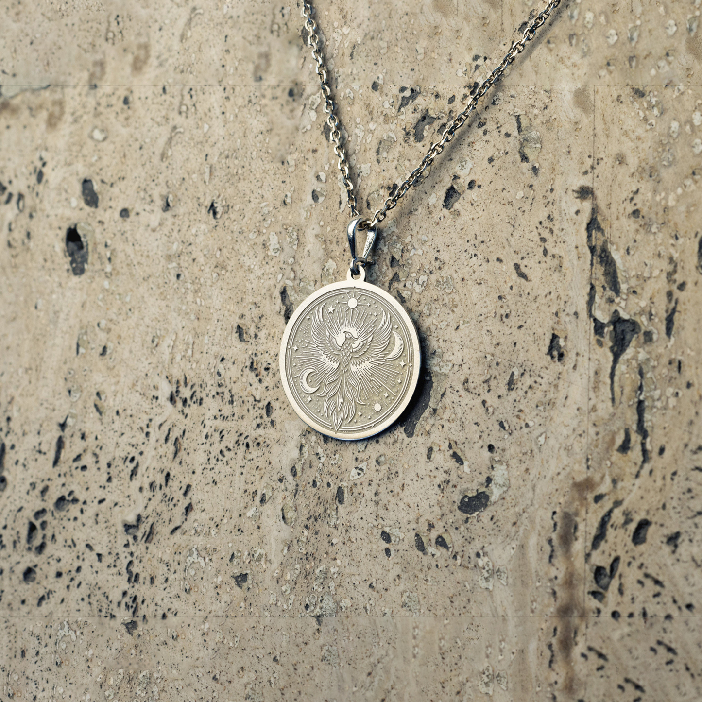 Symbol Of Rebirth Phoenix Necklace