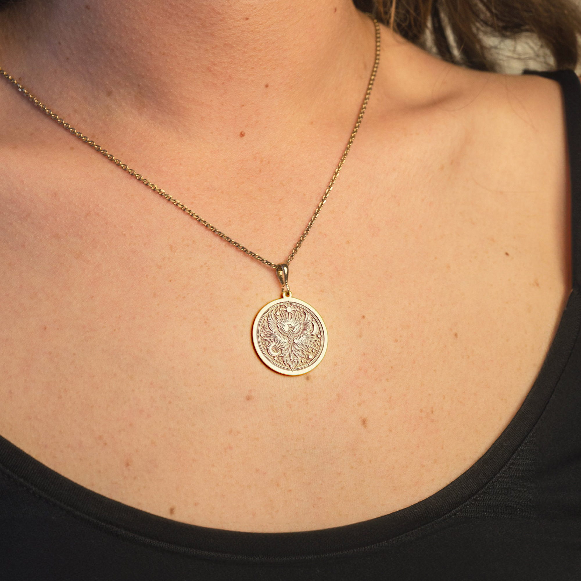 Symbol Of Rebirth Phoenix Necklace