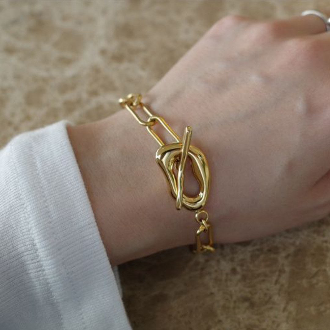 ふたりの小さな鎖の約束ブレスレット