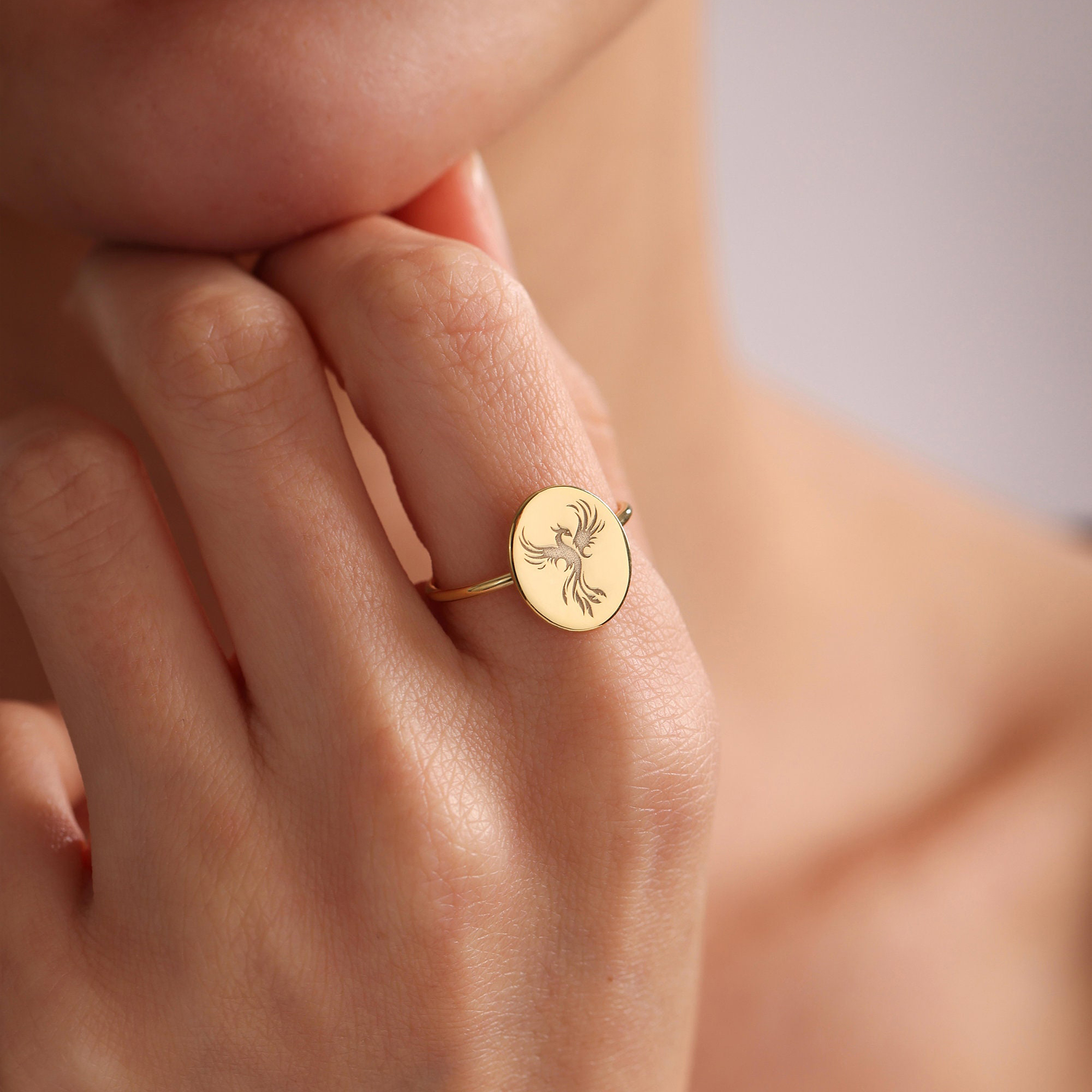 Phoenix Rebirth Charm Necklace