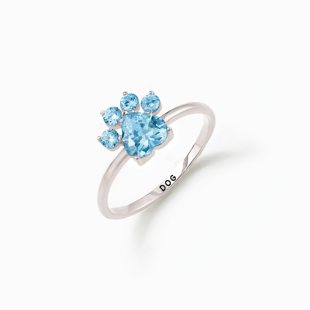Last Forever Dog Paw Ring