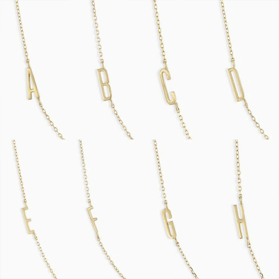 オーダーメイド レター 極細ネックレス