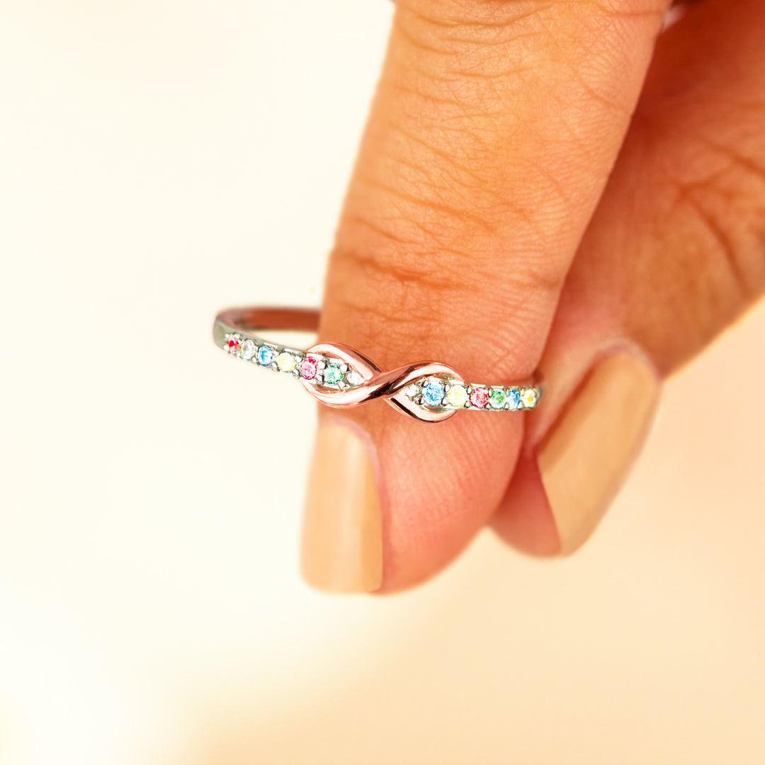 Star Mom Infinity Ring