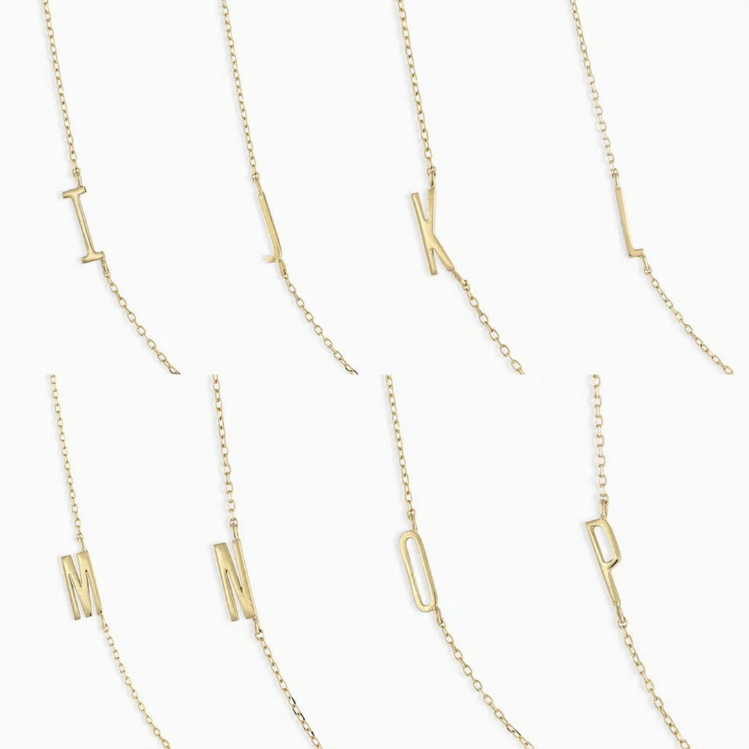 オーダーメイド レター 極細ネックレス