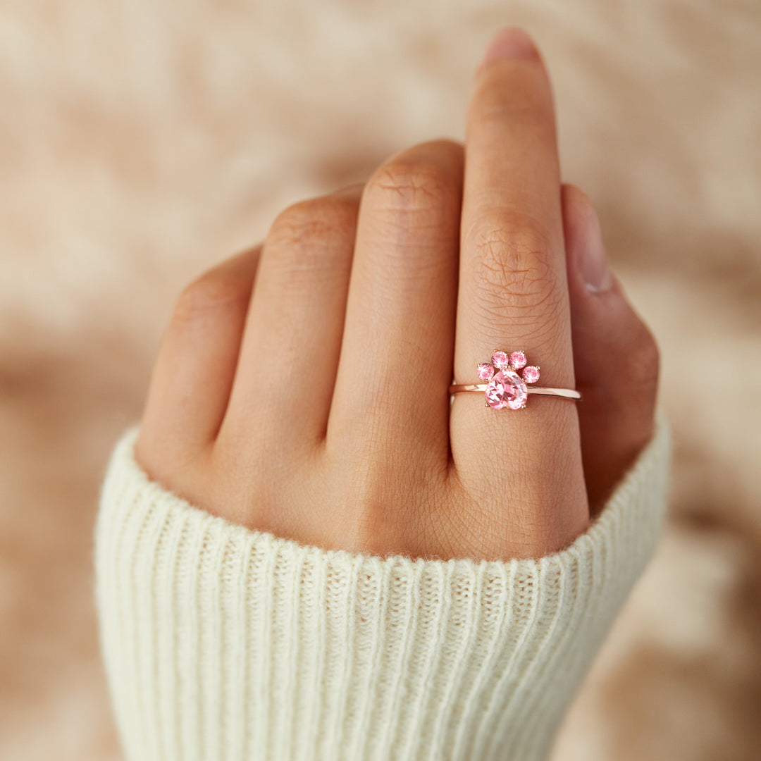 Last Forever Dog Paw Ring
