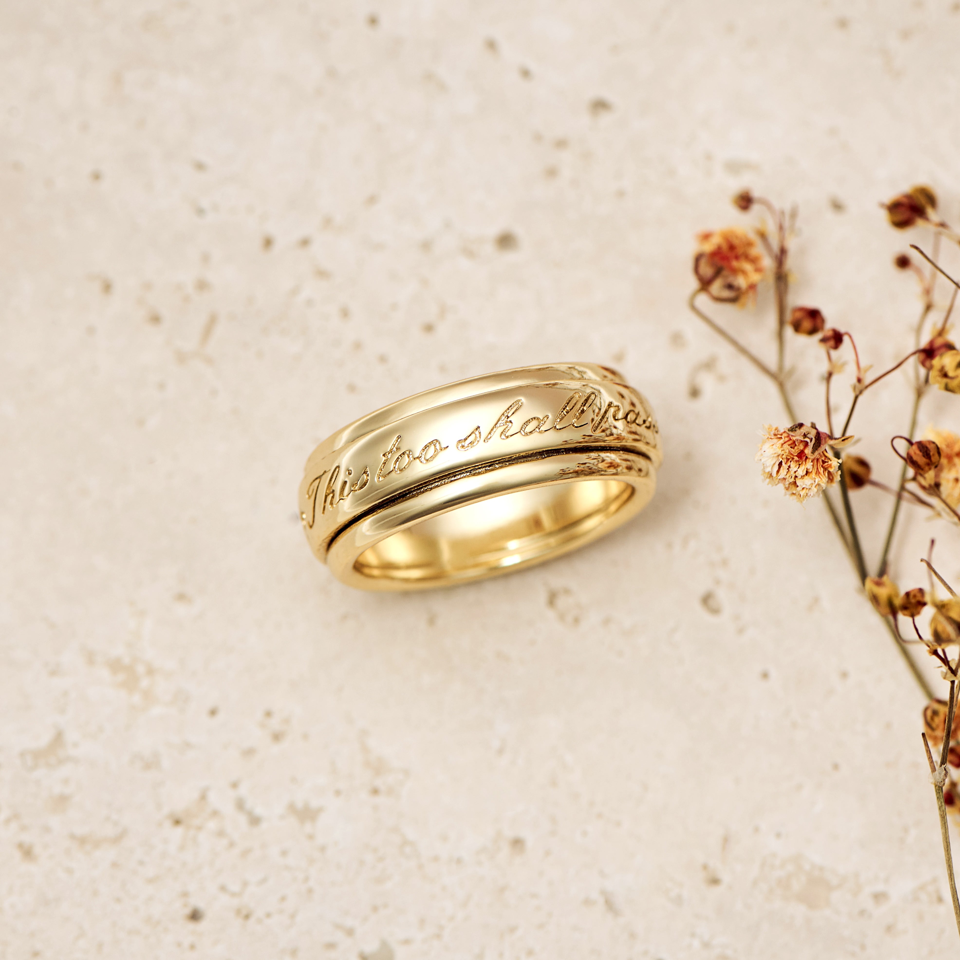 これも過ぎ去るフィジェットリング