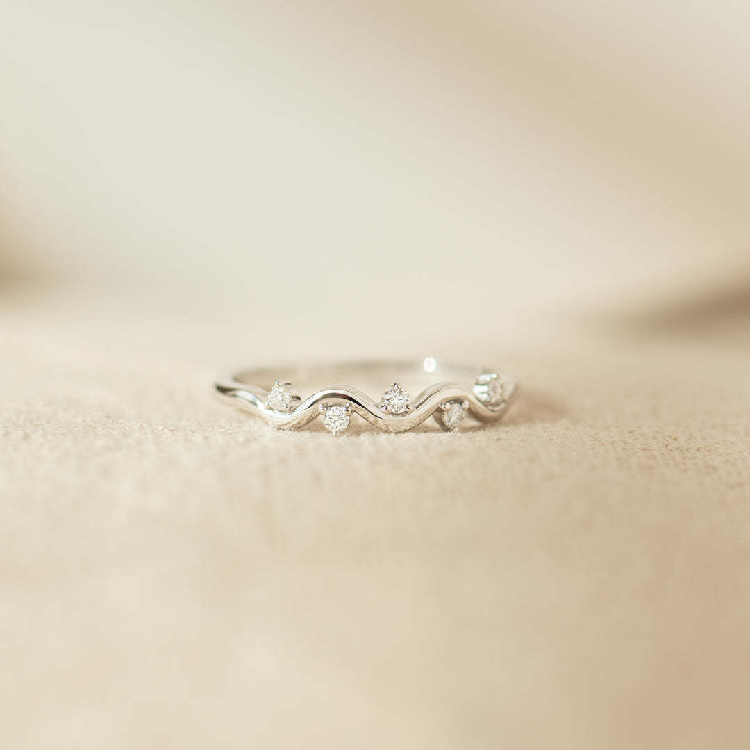 Healing Is Not Linear Highs And Lows Wave Ring