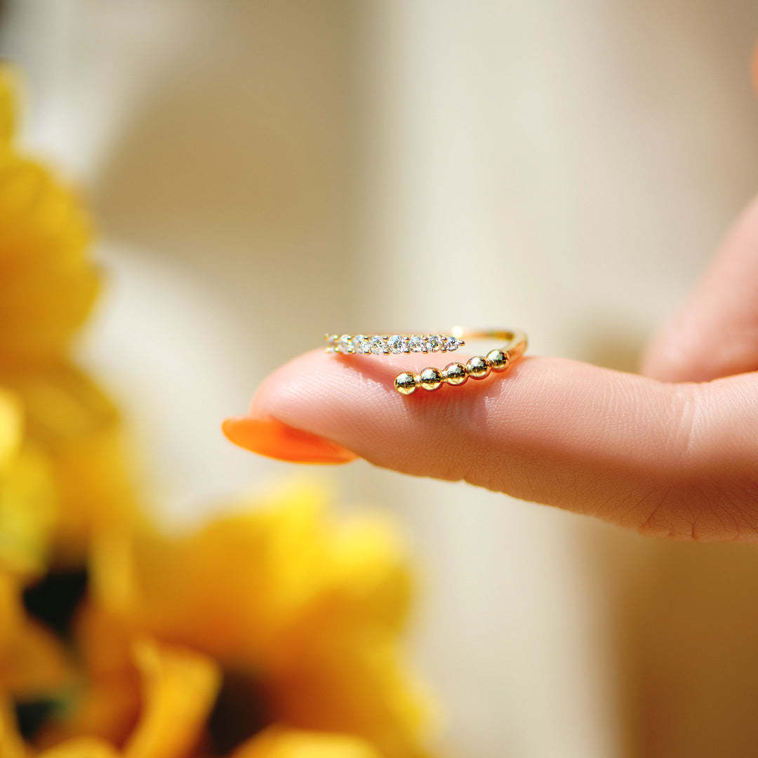 交差デザインのパヴェリング