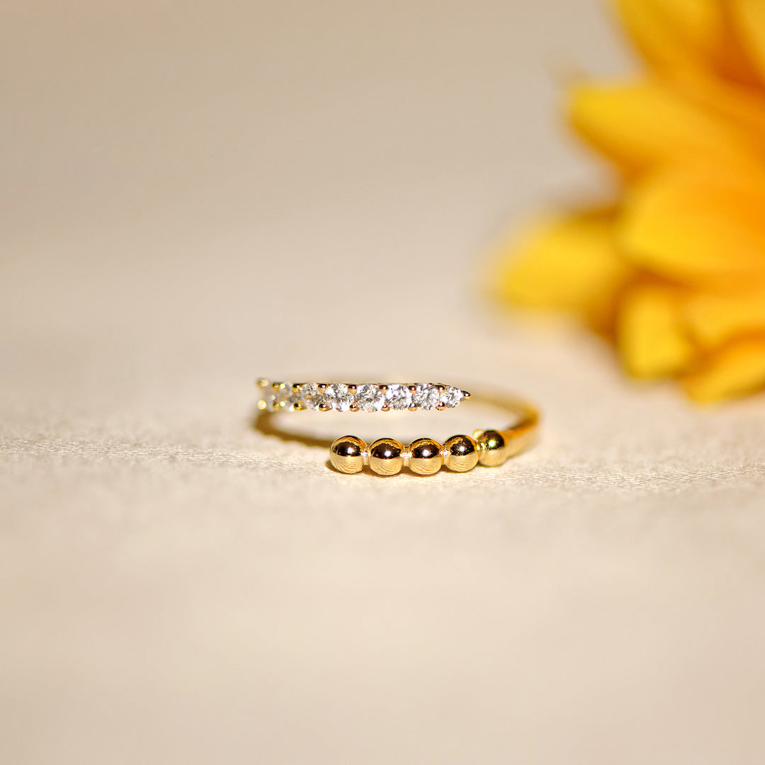 交差デザインのパヴェリング