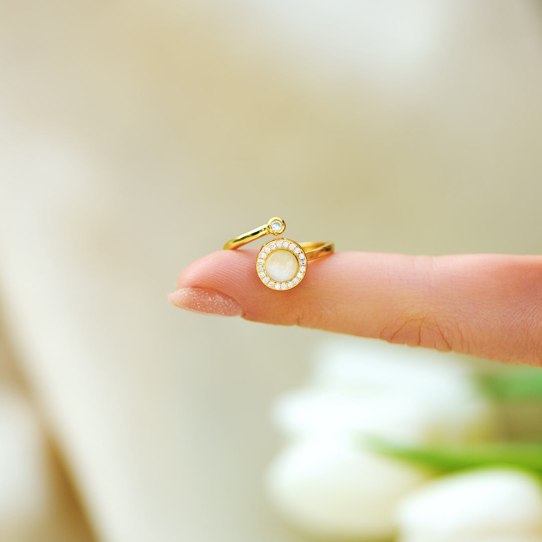 Moon Fidget Ring