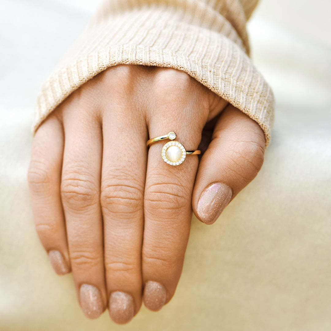 Moon Fidget Ring