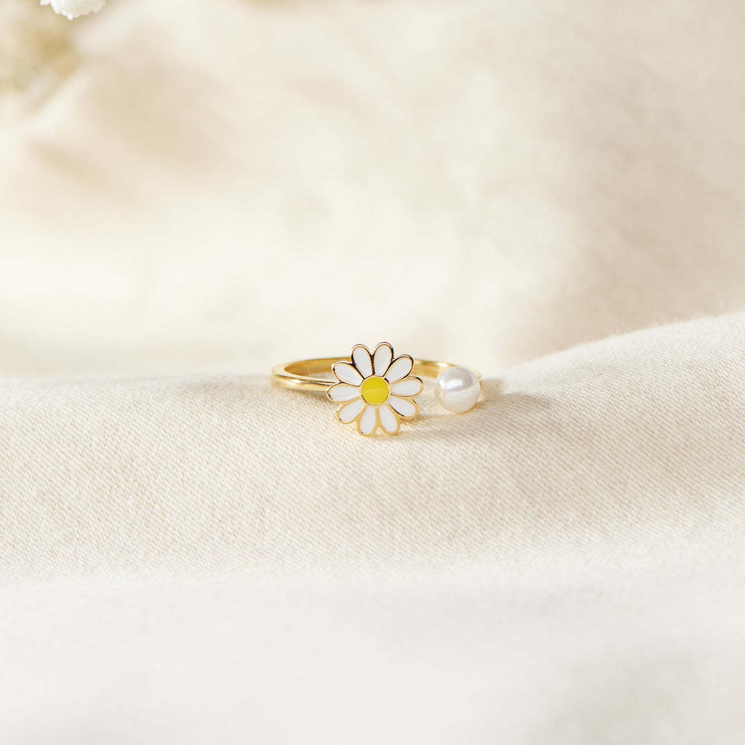 ストレス解消のデイジーフィジェットリング