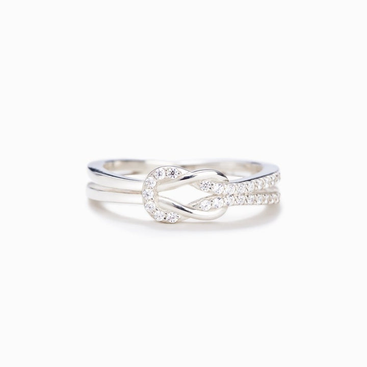 Grandmother & Granddaughter Ring - Square Knot Ring