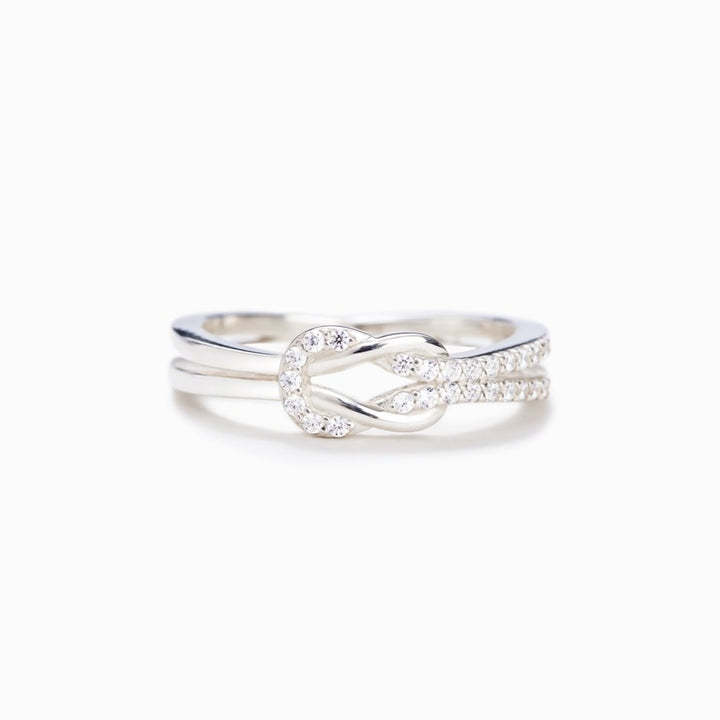 Grandmother & Granddaughter Ring - Square Knot Ring