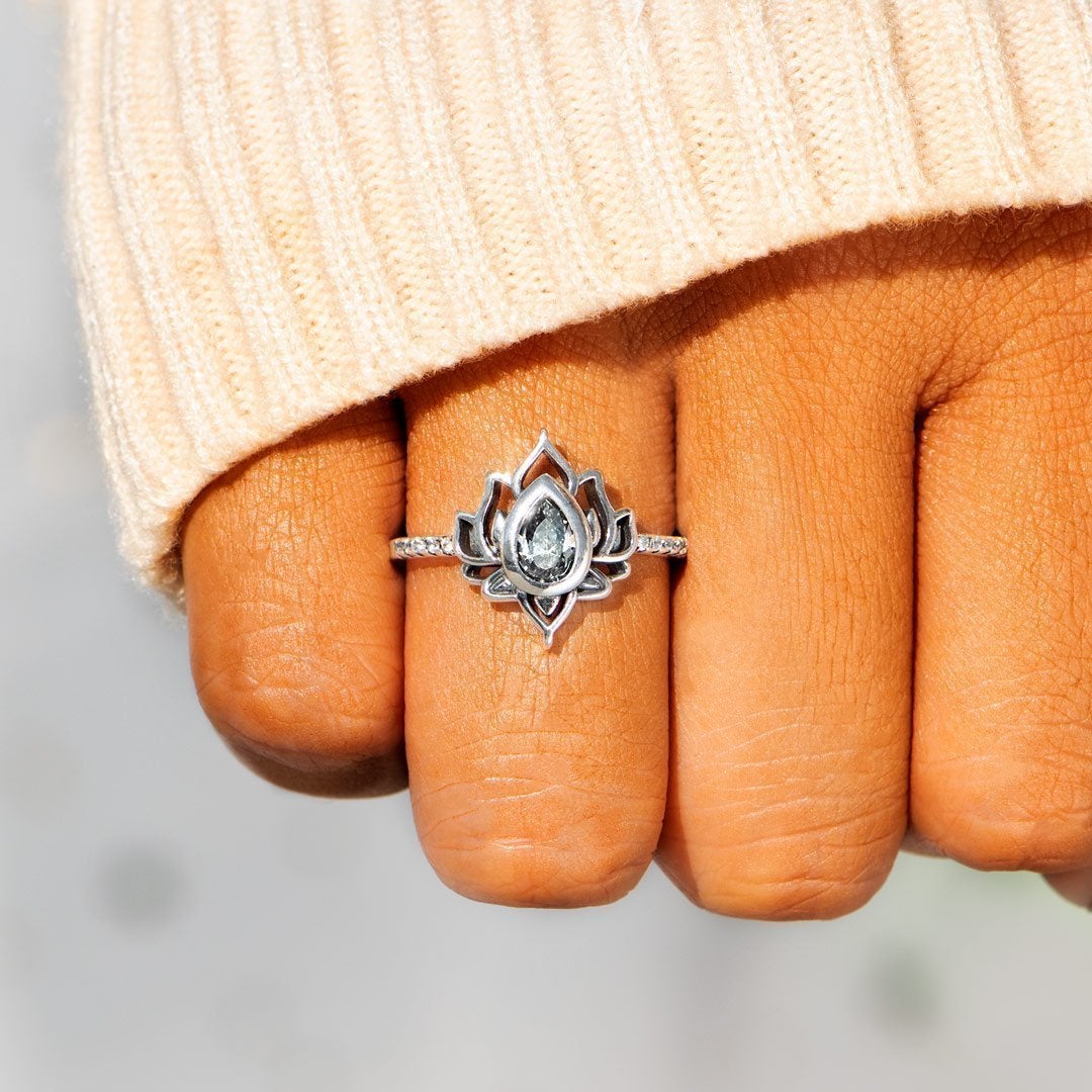You Will Bloom All The Time Lotus Ring