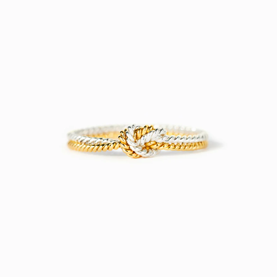 Mother And First Born Bond Twist Ring
