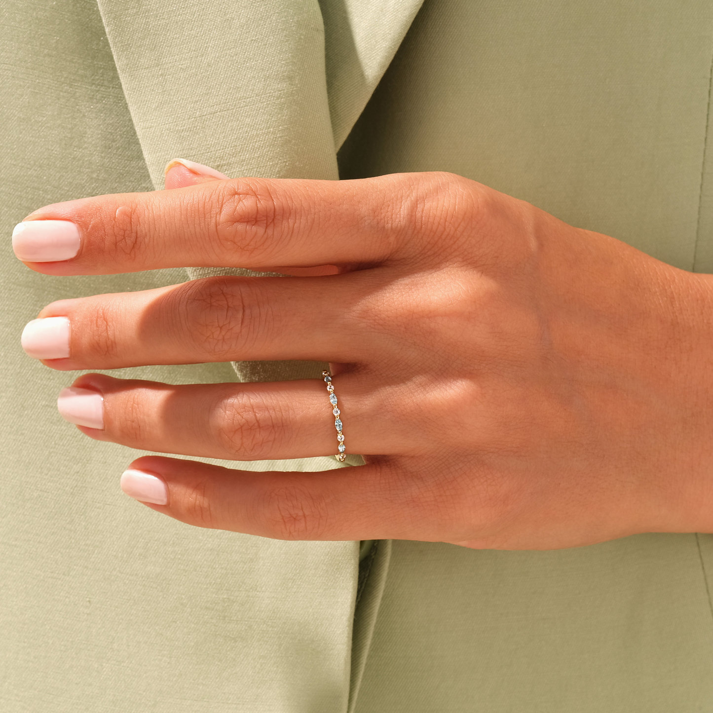 Choosing My Peace Marquise Ring