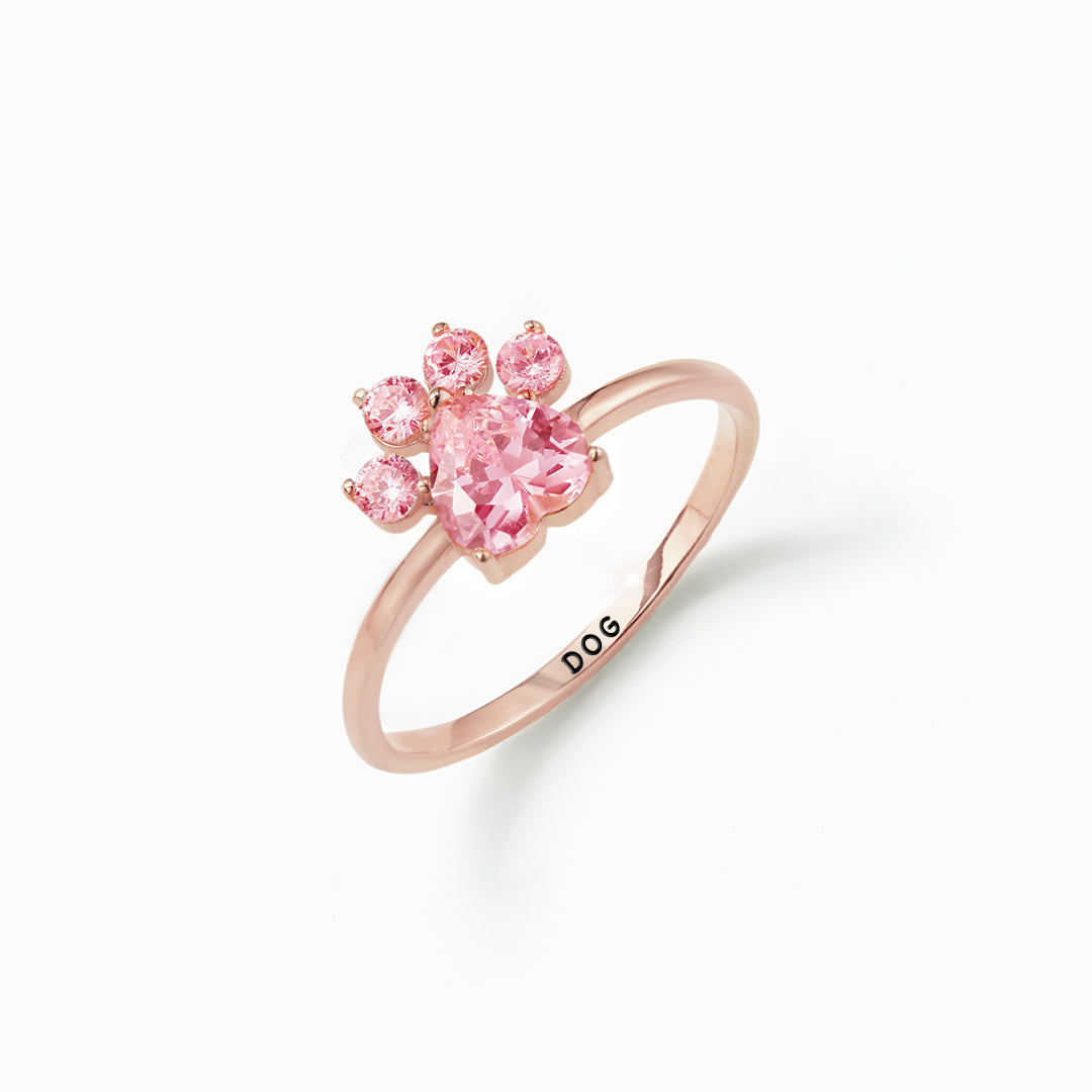 Last Forever Dog Paw Ring
