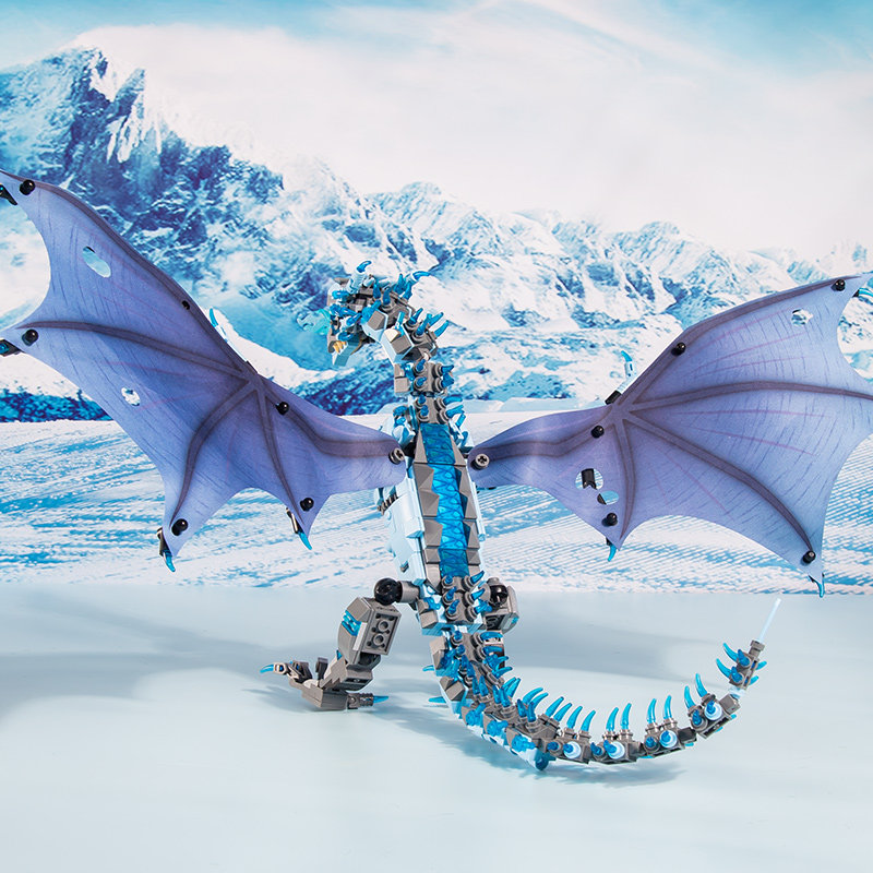 MG Ice Dragon Building Block Set - 1186PCS