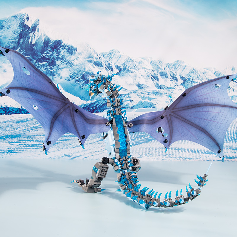 MG Ice Dragon Building Block Set - 1186PCS