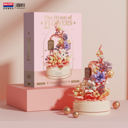 BLD "Language of Flowers" Building Block Set – 560PCS